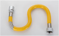 Anti Explosion Gas Hose Pipe Thread Connectors , 1500mm gas cooker hose